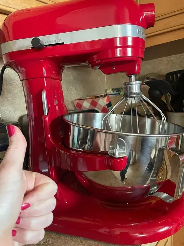 KitchenAid stand mixer opened up on the bench for a new worm gear, a new gasket and fresh grease